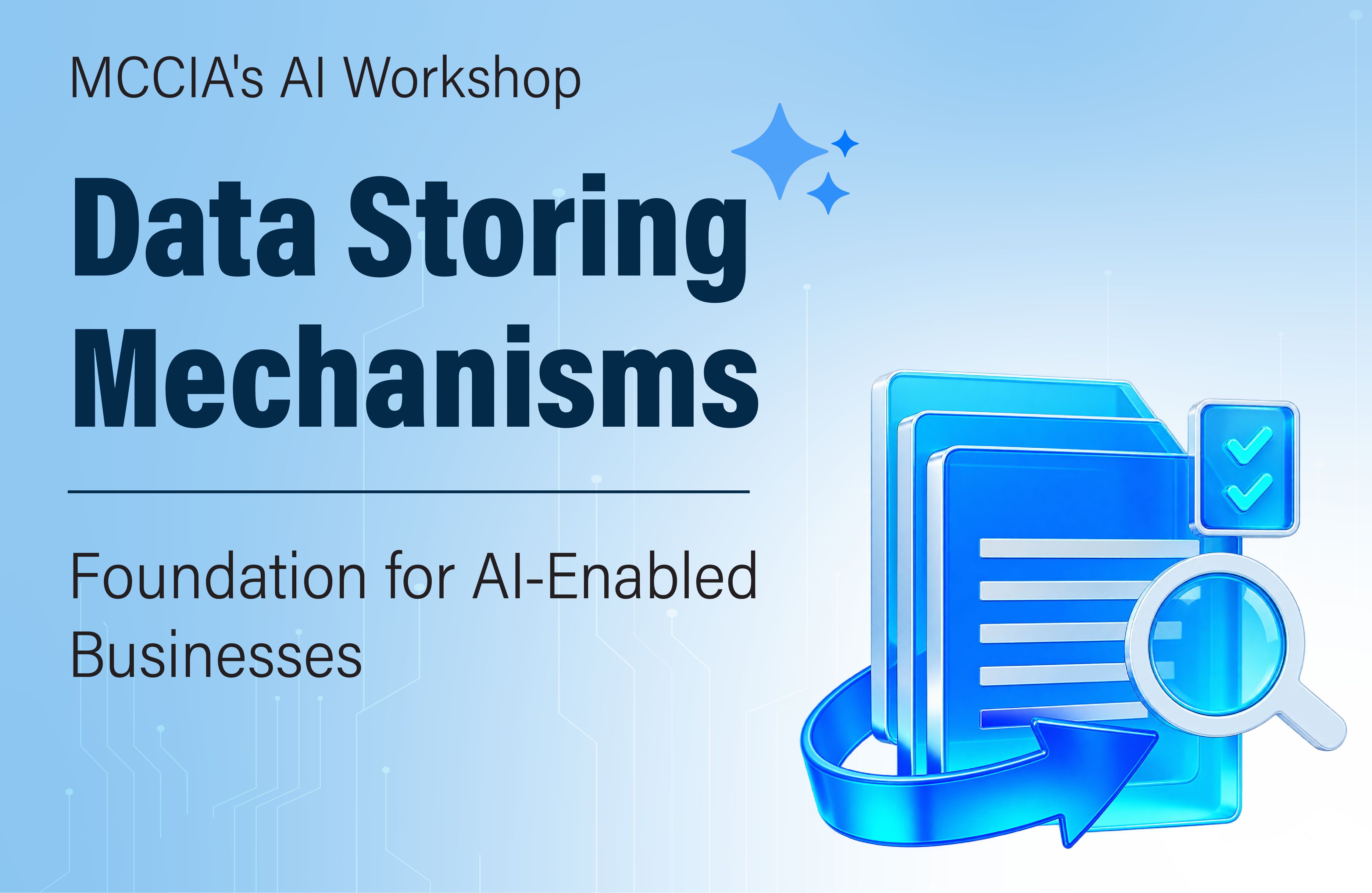 MCCIA's AI Workshop: Data Storing Mechanisms Foundation for AI-Enabled Businesses