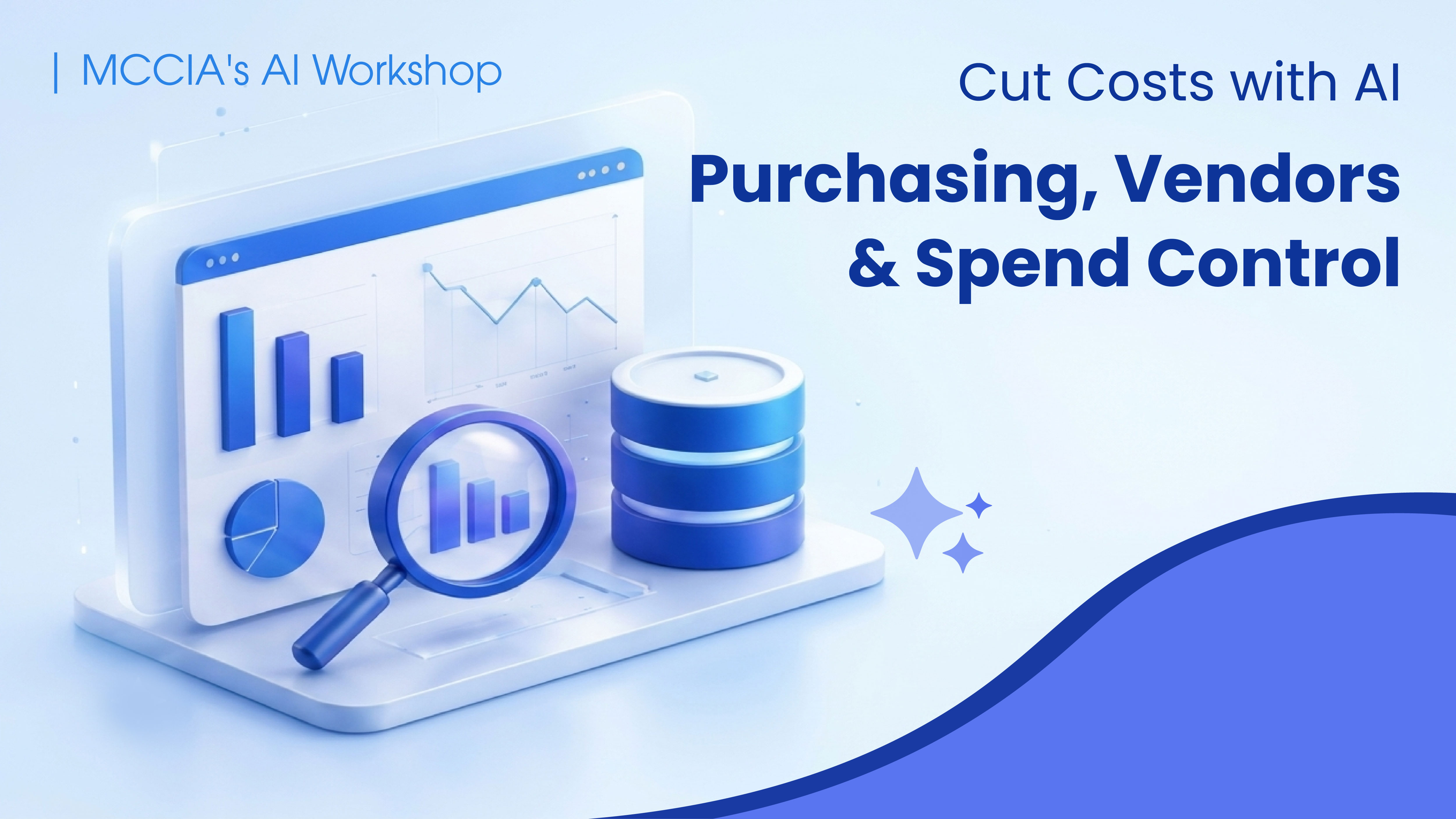 MCCIA's AI Workshop :  Cut Costs with AI: Purchasing, Vendors & Spend Control