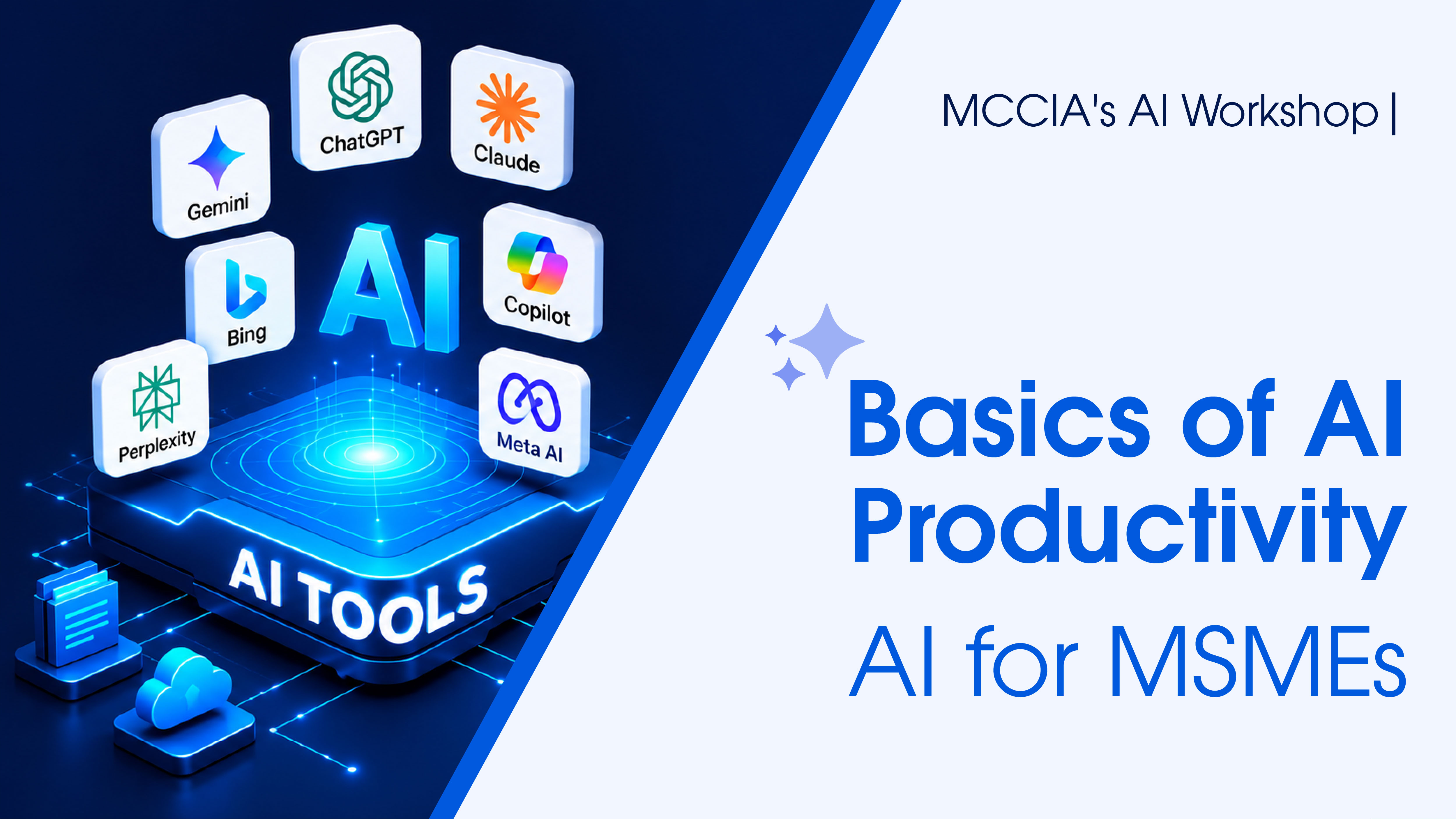 MCCIA's AI Workshop : Basics of AI Productivity: AI for MSMEs