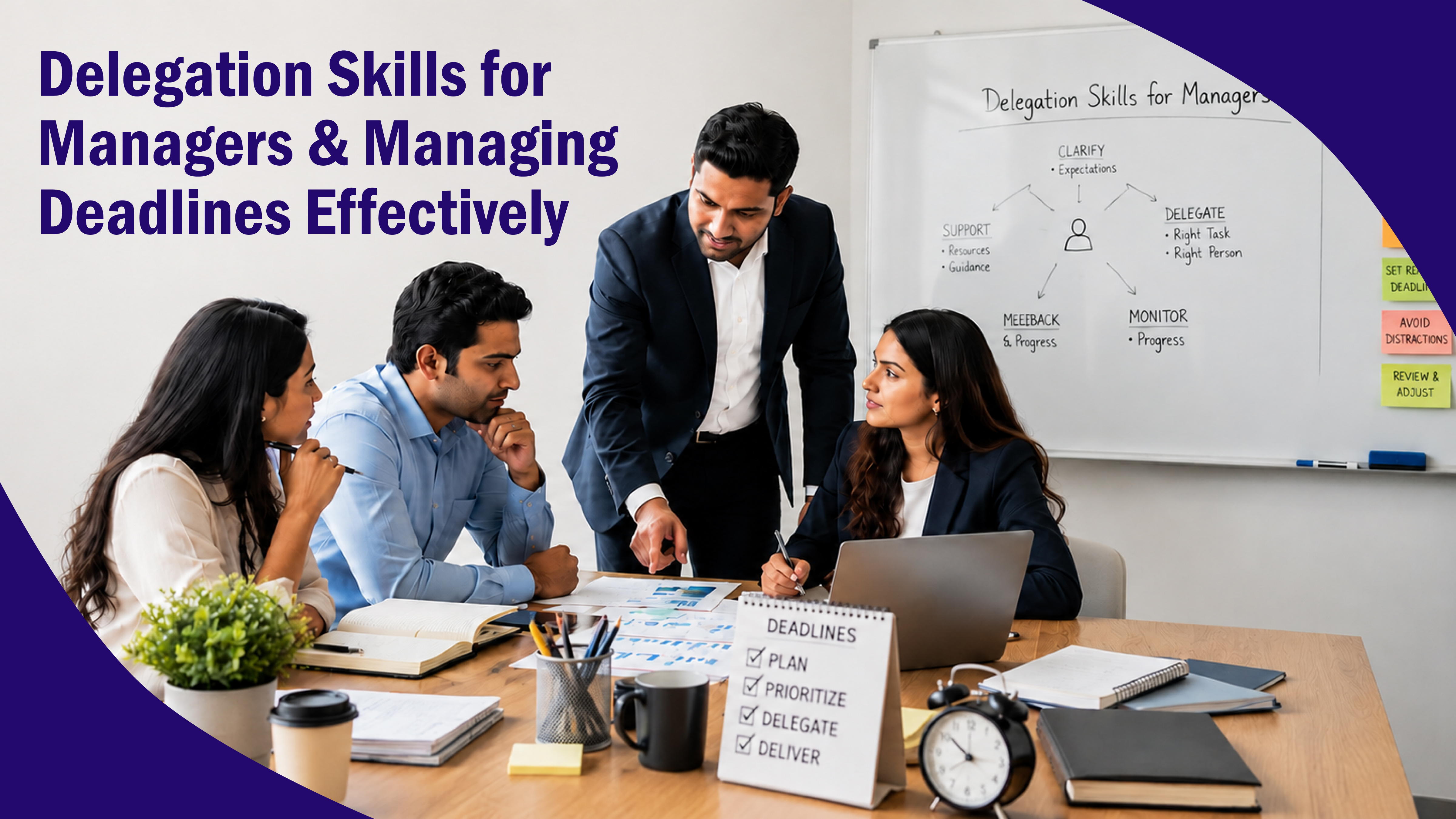 Delegation Skills for Managers and Managing Deadlines Effectively