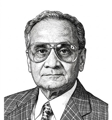 Portrait of Dr. R. J. Rathi